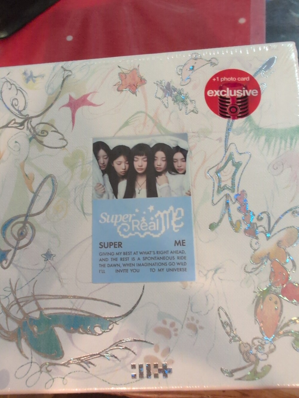 Super Real Me White Holographic Hardcover Album (Exclusive)